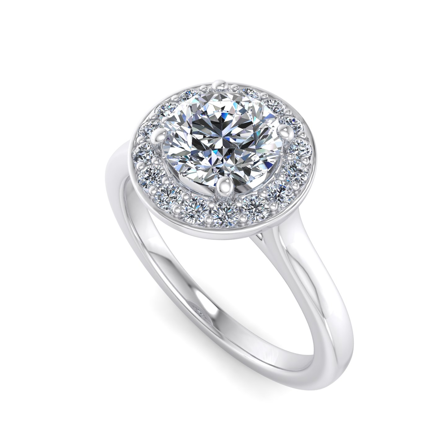 Korman Signature Cait Halo Engagement Ring Setting